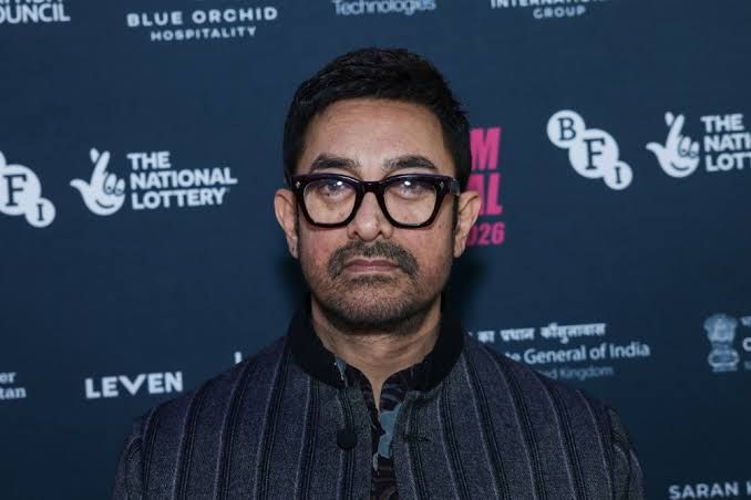 Aamir Khan speaking at the London Indian Film Festival during a BFI In Conversation event.