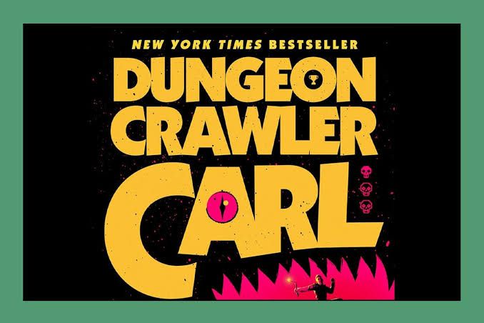 The Dungeon Crawler Carl book cover featuring the main characters.