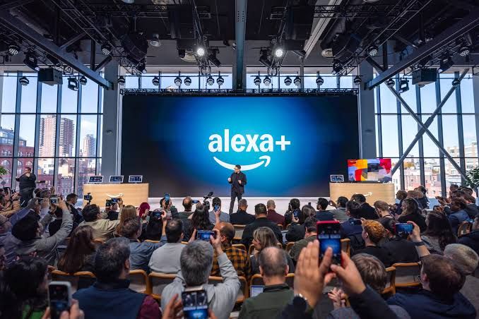 Amazon Prime members accessing the new Alexa Plus AI assistant through a smartphone app.