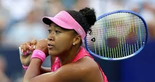 Naomi Osaka competing on the court at the 2026 Washington Open.