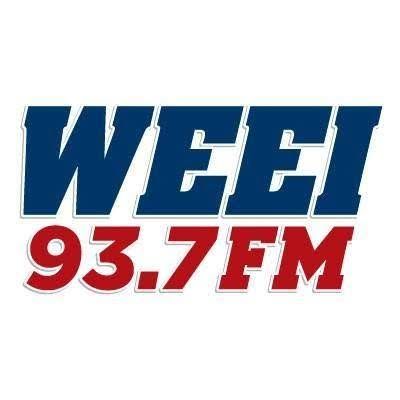 WEEI 93.7 logo graphic displayed as part of a promotional announcement for the new SiriusXM distribution deal.