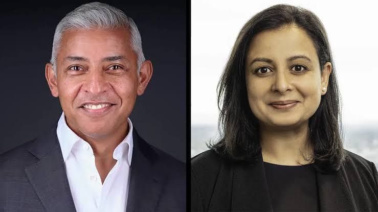 Gaurav Mallik and Shelly Kapoor, the new CIO and COO of Modera Wealth Management, in a professional portrait.