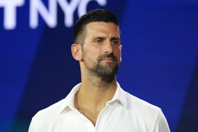 Novak Djokovic and LeBron James speaking together at the Fanatics Fest event in New York City.