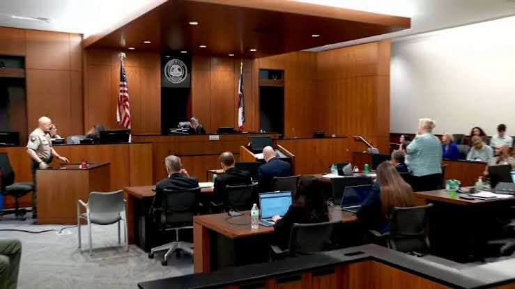 Judge Tony Graf presiding over the preliminary hearing of Tyler Robinson in a Provo courtroom.