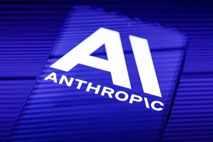 A handheld smartphone screen displaying various artificial intelligence application logos.