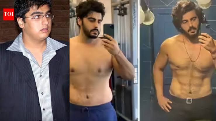 Arjun Kapoor looking fit while discussing his health and weight-loss experience during an interview.