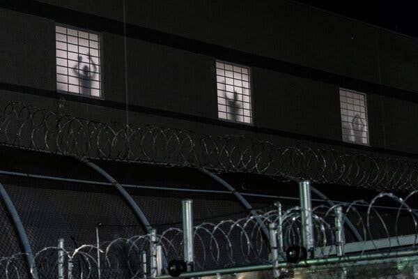 Exterior view of the Delaney Hall detention facility building in Westchester County.