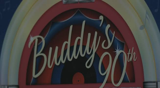 A statue of Buddy Holly standing in downtown Lubbock near the site of his early musical career.