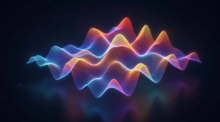 Abstract representation of light-cone algorithm logic improving quantum optimization on a graph network.
