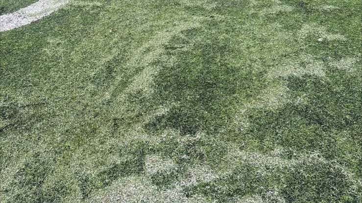 Aerial view of the synthetic turf field at Bron Bacevich Memorial Stadium in Cincinnati.