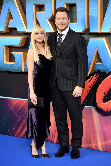 Anna Faris speaking during a media interview about her personal life and parenting.
