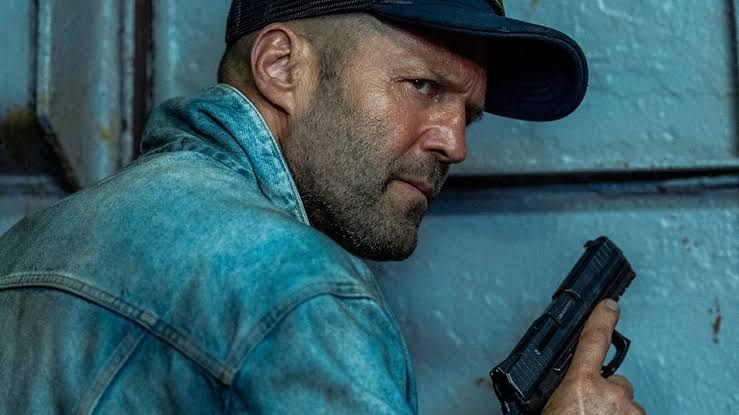 Jason Statham in a tense scene from the 2026 action thriller Mutiny.