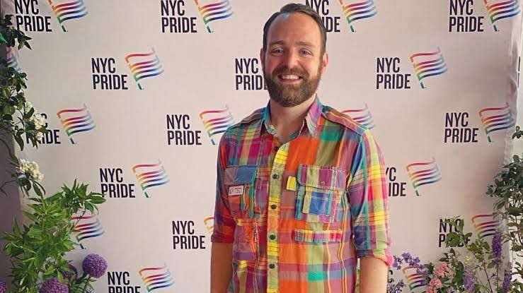 David Clarke, a 40-year-old from Brooklyn, standing in a casual setting after starting the Wegovy pill for weight loss.