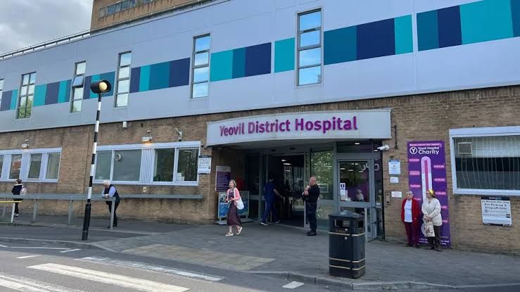 Signage for Yeovil District Hospital in Somerset, where the trust is updating safety protocols following an inquest.