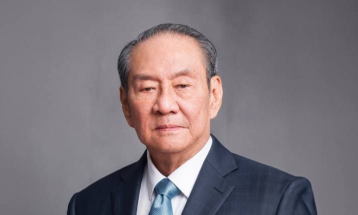 Indonesian billionaire Michael Bambang Hartono, a prominent tycoon and sports figure, is shown in a professional portrait.