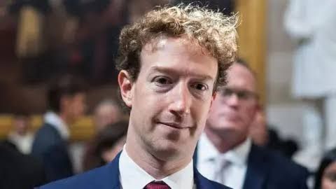 Mark Zuckerberg in front of the US Capitol building during a policy meeting.