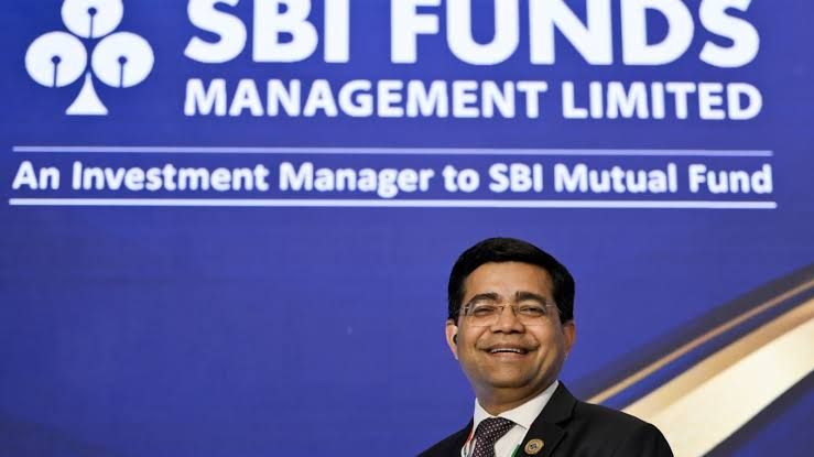 Debasish Mishra, CEO of SBI Funds Management, attending a news conference in Mumbai regarding the company's IPO.