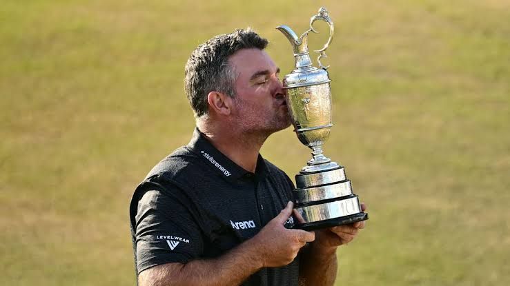 Ryan Fox standing on the green during the 2026 Open Championship after winning his first major title.