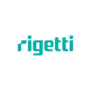 A stylized graphic representing the partnership between Rigetti, HPE, and the Pittsburgh Supercomputing Center.