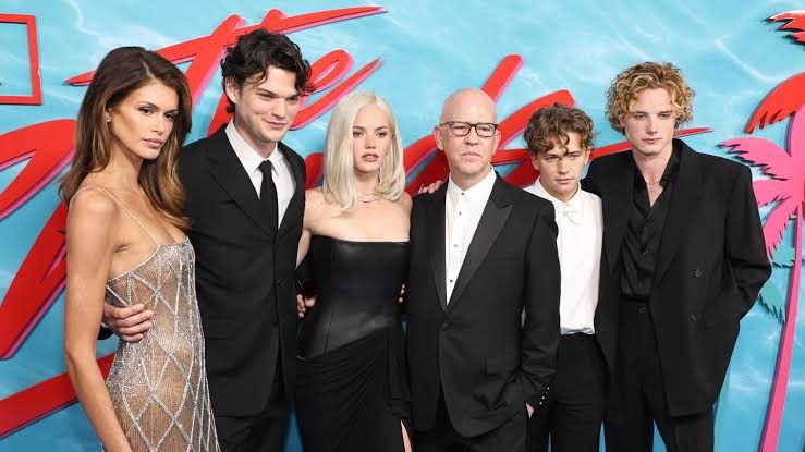 Cast members and creator Ryan Murphy at the New York premiere of the FX series The Shards.