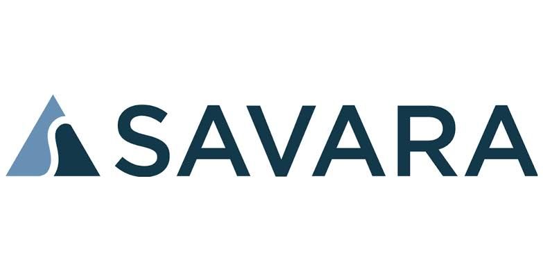Savara Inc. corporate logo displayed on a professional office building exterior in Yardley, Pennsylvania.