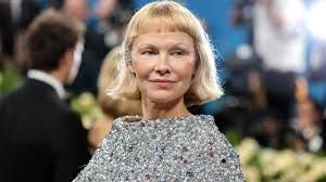 Pamela Anderson at the amfAR Gala in Venice, 2026, where she shared her experience overcoming a hepatitis C diagnosis.
