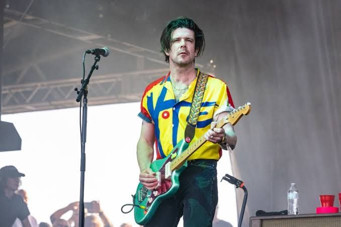 Simon O'Connor playing guitar on stage during the Kilby Block Party in Salt Lake City on May 16, 2026.