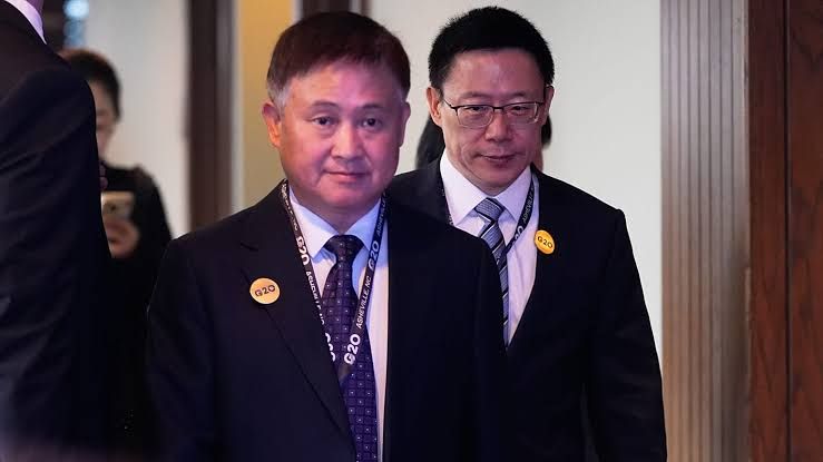 Chinese financial officials at the G20 Finance Ministerial in North Carolina, August 2026.