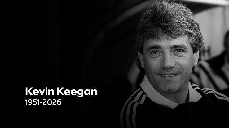Kevin Keegan, legendary English footballer and manager, in a classic professional portrait.