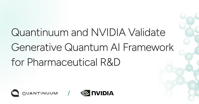 Quantinuum Helios quantum computer hardware used in collaborative research with NVIDIA and Pfizer.