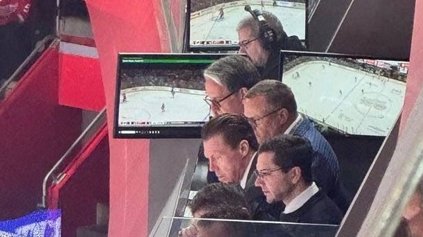 Helene St. James reporting on the Detroit Red Wings front office search for a new general manager.