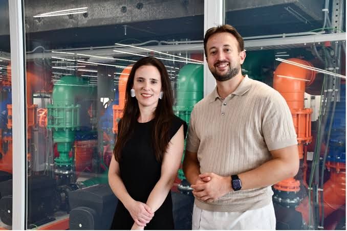 EuroTPC Office Manager Ainhoa Perez Alonso and Principal Investigator Javier Aula-Blasco at the launch office in Barcelona.