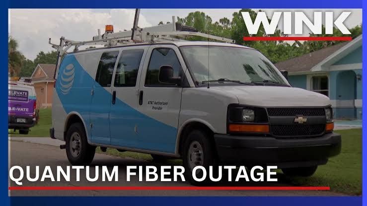 A close-up view of fiber optic cable equipment during the ongoing service restoration efforts in Lehigh Acres.