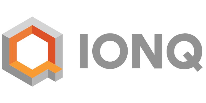 Logo graphics of IonQ and CMC Microsystems displayed side by side on a clean digital background.