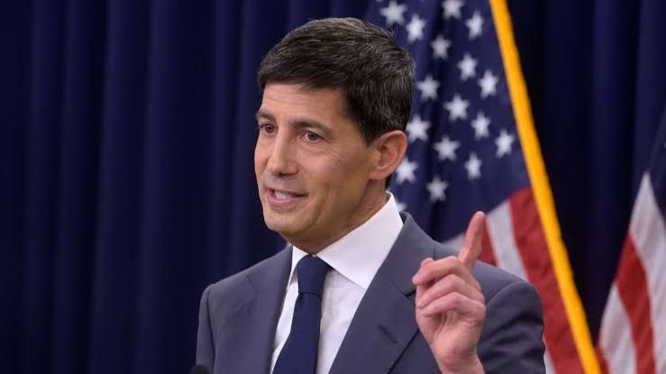 Federal Reserve Chair Kevin Warsh speaks at a press conference regarding the latest interest rate decision in Washington.
