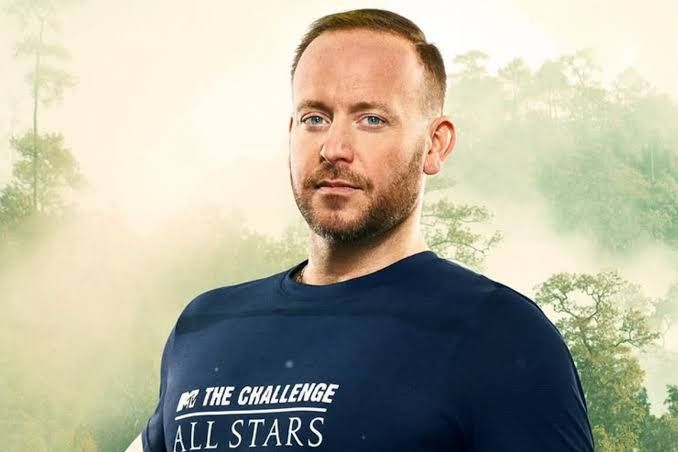 Tyler Duckworth competes on an obstacle course during a season of The Challenge: All-Stars.