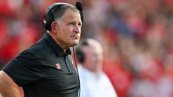 Greg Schiano watches from the sidelines during the Rutgers loss to UMass at SHI Stadium.