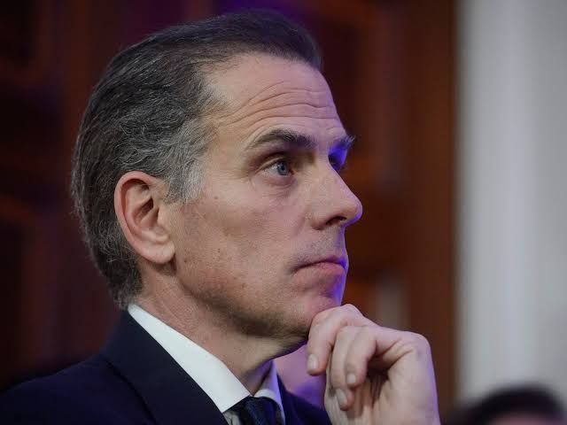 Hunter Biden speaking during an interview on BBC Newsnight about his father's health.