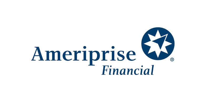 Ameriprise Financial corporate headquarters sign displayed outside their office building.