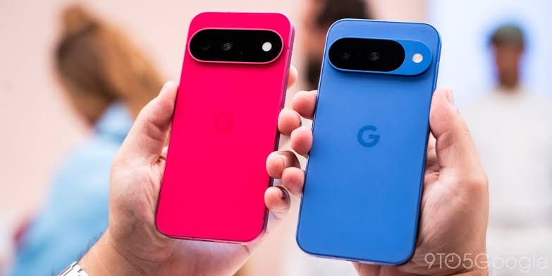 Comparison of Google Pixel 11 and Pixel 10 devices displayed side by side on a clean desk.
