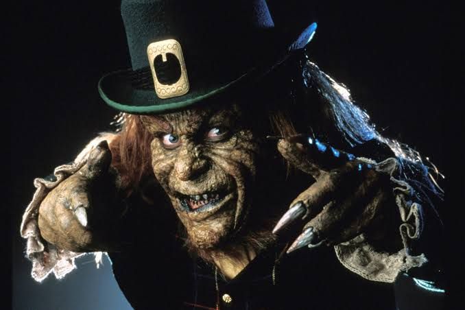 A promotional still of the iconic horror figure from the Leprechaun film franchise.