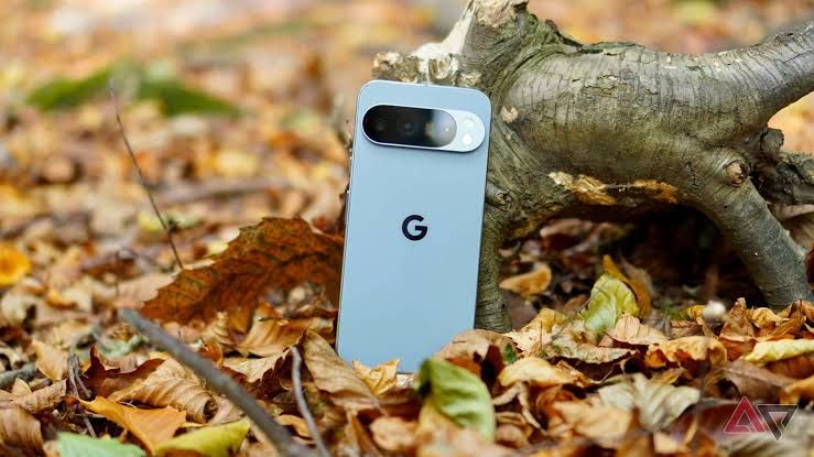 Back view of the Google Pixel 10 Pro XL showing the camera bar and G logo.