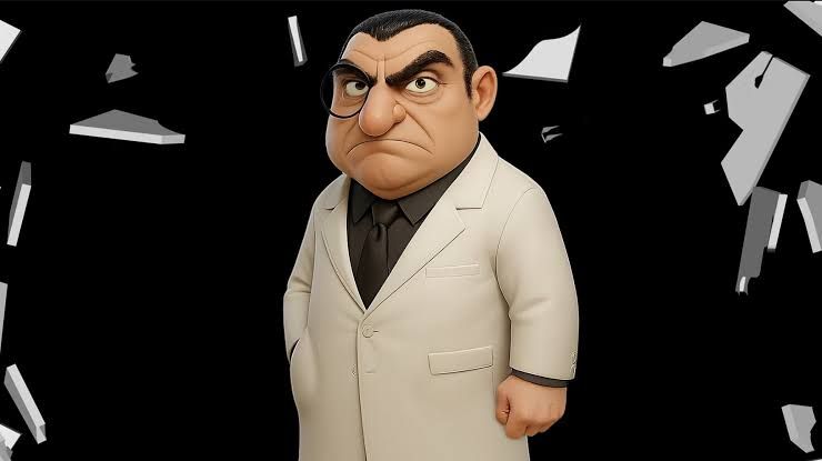 Close-up comparison of a character from the James Pond reboot trailer showing the controversial 3D model art style.