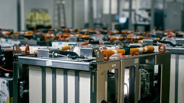PowerCell hydrogen fuel cell units installed for industrial data center power applications.