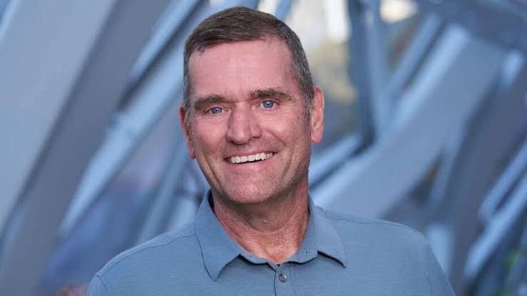 Dave Treadwell standing in a professional setting, representing his new role as head of AWS compute services.