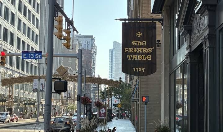 Author Michael Shaikh appearing for a talk and dinner event at The Friars’ Table restaurant in Cleveland.