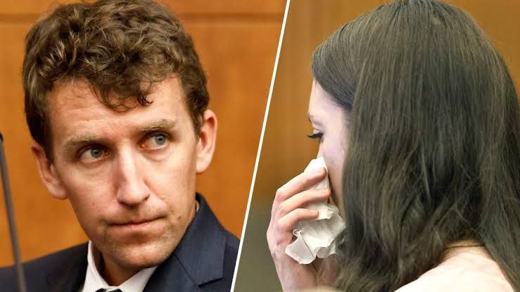 Patrick Clancy testifies in a Massachusetts courtroom during the murder trial of his ex-wife, Lindsay Clancy.