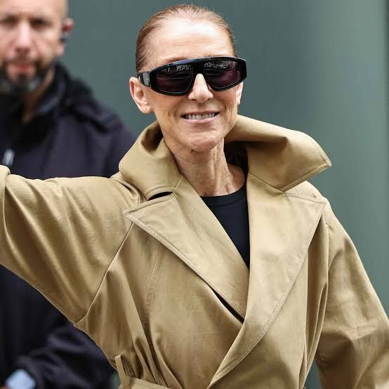Celine Dion waving to fans upon her arrival at a hotel in Paris on August 28, 2026.