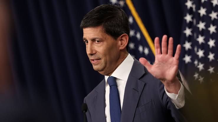 Federal Reserve Chair Kevin Warsh speaking at a Washington DC press conference in July 2026.