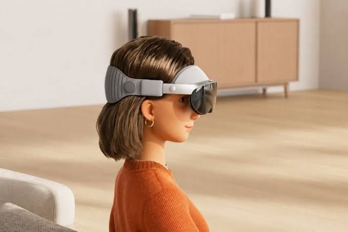 Pico logo displayed alongside a render of the upcoming Space Pro headset showing its compact design.